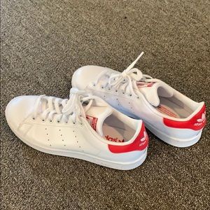 Adidas original stan smith red, mens size